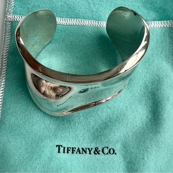 SOLD ON eBAY! Tiffany & Co 1978 Bone Cuff Bracelet Elsa Peretti Vintage Silver - Picture 11 of 11
